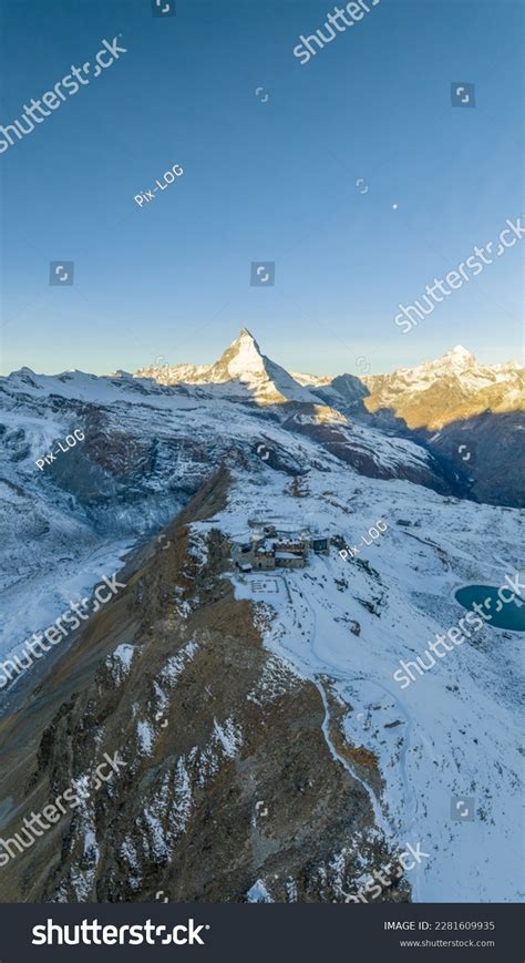 Gornergrat Iconic Famous Matterhorn View During Stock Photo 2281609935 ...