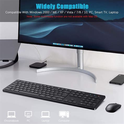 Wireless Keyboard And Mouse TedGem 2 4G PC Keyboard And Mouse Laptop