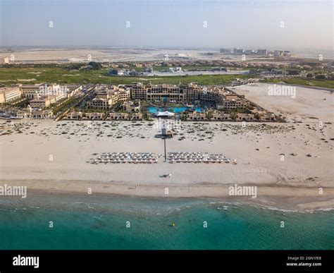 Aerial Of Saadiyat Rotana Resort And Villas With Beach And Sea Saadiyat