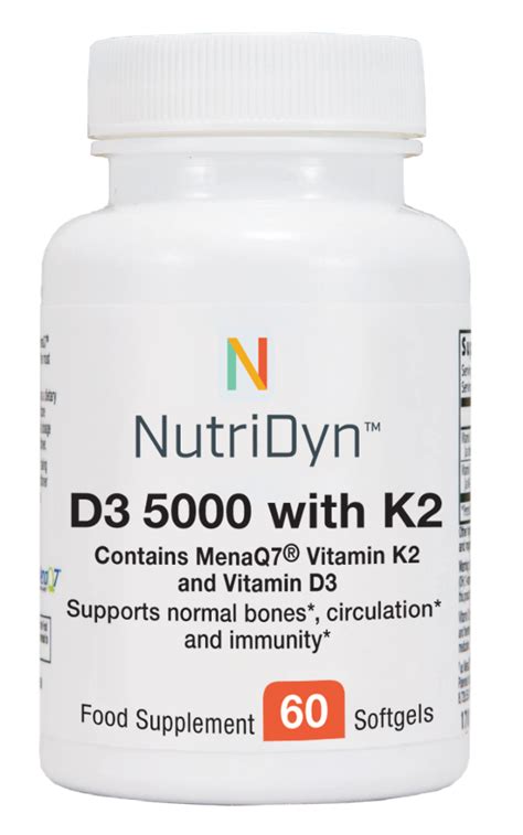 D3 5000 with K2 : NutriDyn Europe