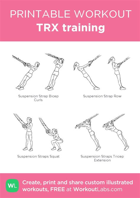 Trx Workout Plan Printable Printable Templates