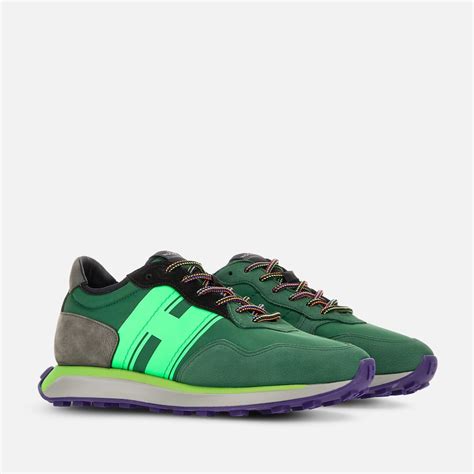 Sneakers Hogan H601 GRÜN, GRAU für Herren HXM6070EG034F89M819Q | Hogan