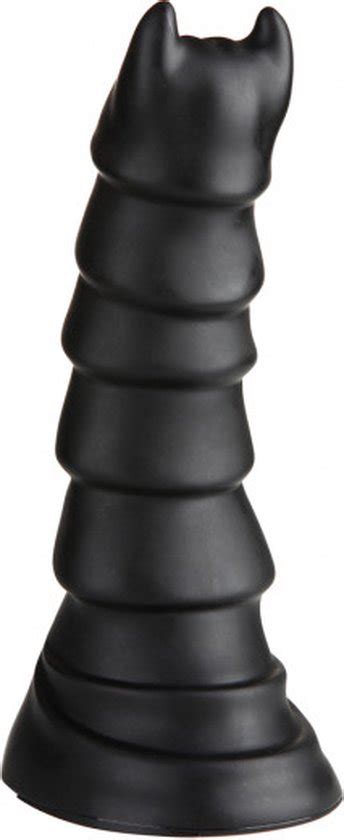Lusty XL Buttplug Diablo M X Cm Met Zuignap Monster Dildo Bol
