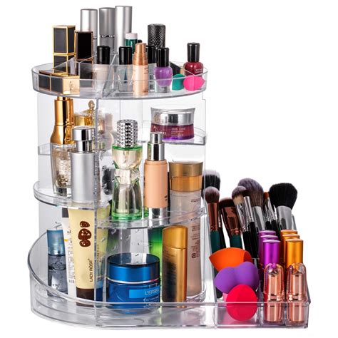 Amazon DreamGenius Makeup Organizer 360 Degree Rotating Adjustable