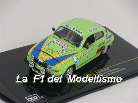 saab   ixo models  rac modellini rally diecast