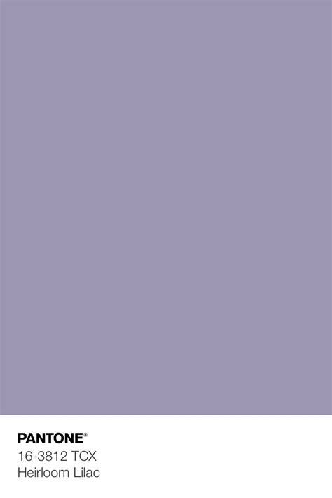 Pantone 16 3812 Tcx Heirloom Lilac Wallpaper Pantone Colour Palettes