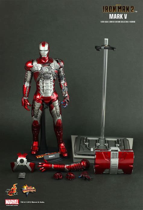 Iron Man Iron Man Mark V Figurine Cm Hot Toys MMS