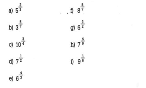 Potência Com Expoente Fracionário Exercícios Resolvidos Pdf