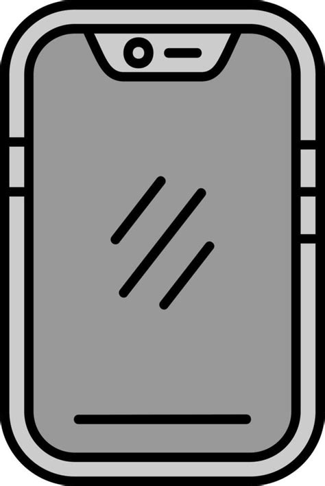 Smartphone Line Filled Greyscale Icon 41699457 Vector Art At Vecteezy