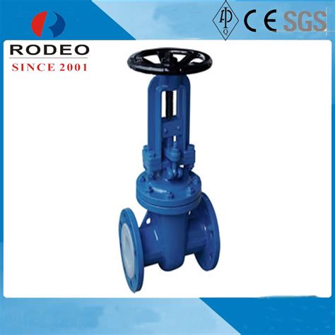 Api Stainless Steel Manual Fluorine Lining Gate Valve China Valve