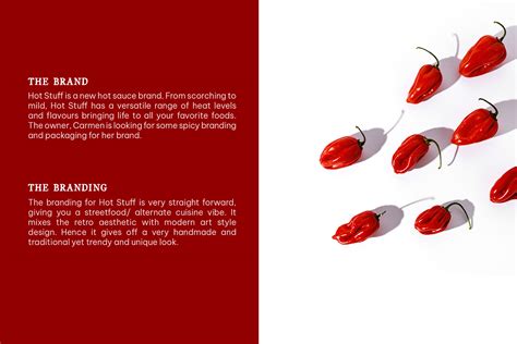 Hot Stuff Hot Sauce Branding And Label Design On Behance