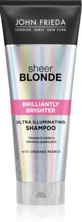 John Frieda Sheer Blonde Brilliantly Brighter Colour Protecting Shampoo For Blonde Hair With