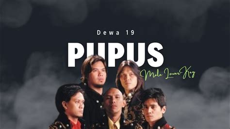 PUPUS DEWA 19 KARAOKE MALE LOWER KEY YouTube