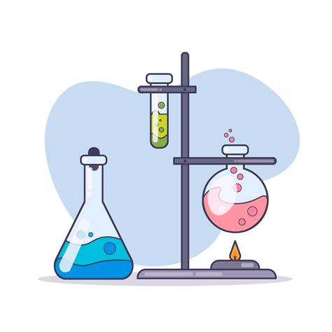 Chemistry Lab Equipment Royalty Free Stock SVG Vector and Clip Art