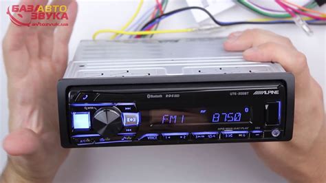 Автомагнитола Alpine UTE-200BT - YouTube