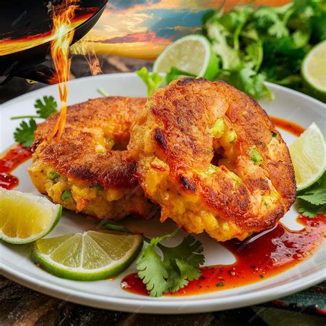 Premium Photo | Fire up Your Taste Buds Spicy Shrimp Patties Recipe