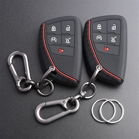 TANDRIVE Key Fob Cover for 2025 2024 Chevy Equinox Traverse Blazer EV