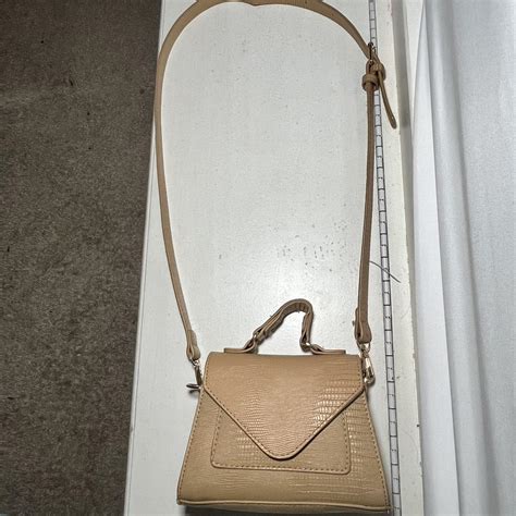 Nude Hand Bag With Detachable Strap Depop