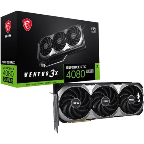 Видеокарта MSI GeForce RTX 4080 SUPER VENTUS 3X OC 16G RTX 4080 SUPER ...
