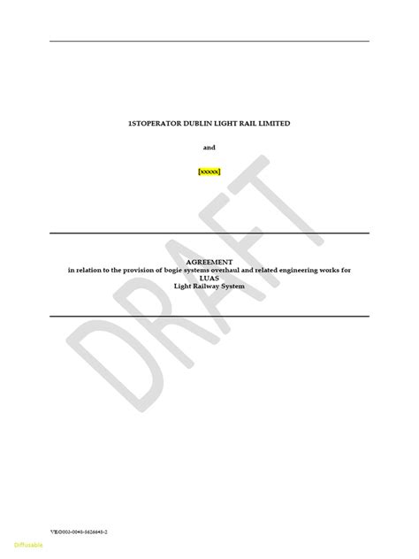 Agreement DUBLIN 1 | PDF | Taxes | Liquidation