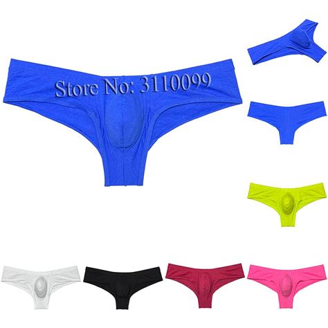 Männer Baumwolle Mini Kurze Unterwäsche Verbessern Pouch Bikini Boxer Hipster AliExpress