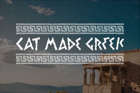 Greek Font Symbol Fonts Creative Market