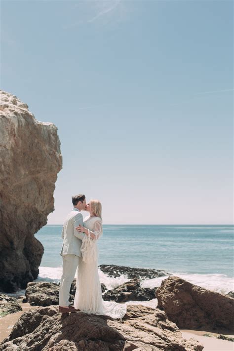 A Rustic, Bohemian Wedding at Gladstone's Malibu in Malibu, California