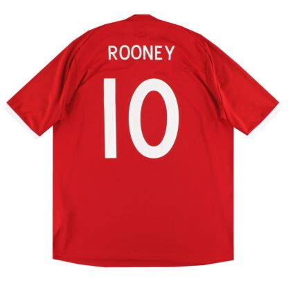 England Umbro Away Shirt Rooney Xl Retro England Shirts