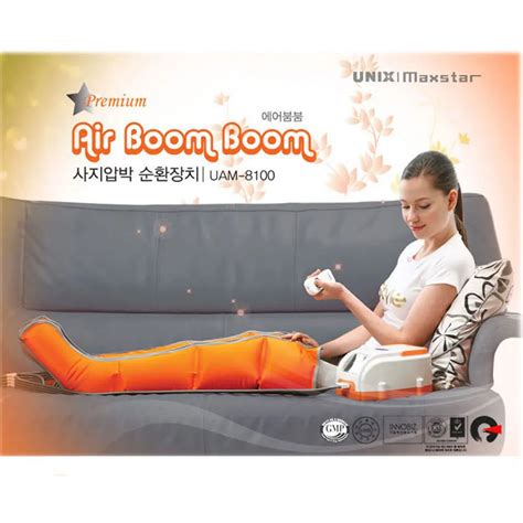 UNIX UAM 8100 Air Compression Therapy System Massager Leg+Foot Cuffs ...