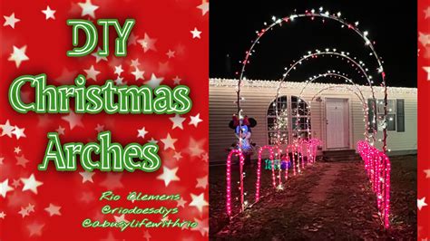 Diy Christmas Arches Youtube