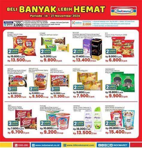 Katalog Promo Indomaret Super Hemat Periode November