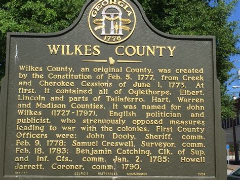 Historic Sign Wilkes County Washington Ga Devtmefl Flickr