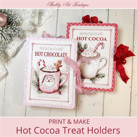 Print Make Christmas Hot Cocoa Treat Holders USA And A Sizes Etsy