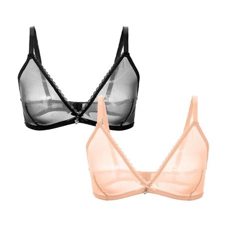 Varsbaby Sexy Unlined Transparent Bra Women Underwear Yarn Comfortable Sexy Lingerie
