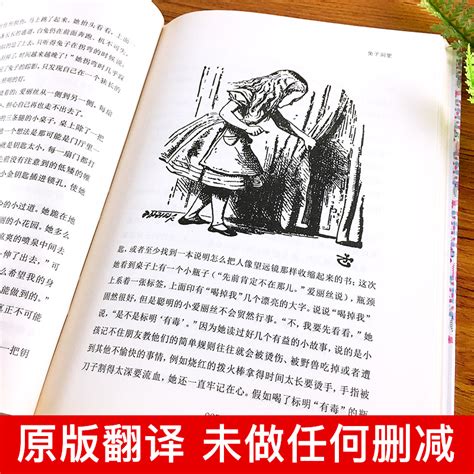 【精装完整版】正版爱丽丝漫游奇境记金熊猫世界文学经典中小学生三四五六年级课外阅读书籍初中青少年版爱丽丝梦游仙境奇遇记绘本虎窝淘