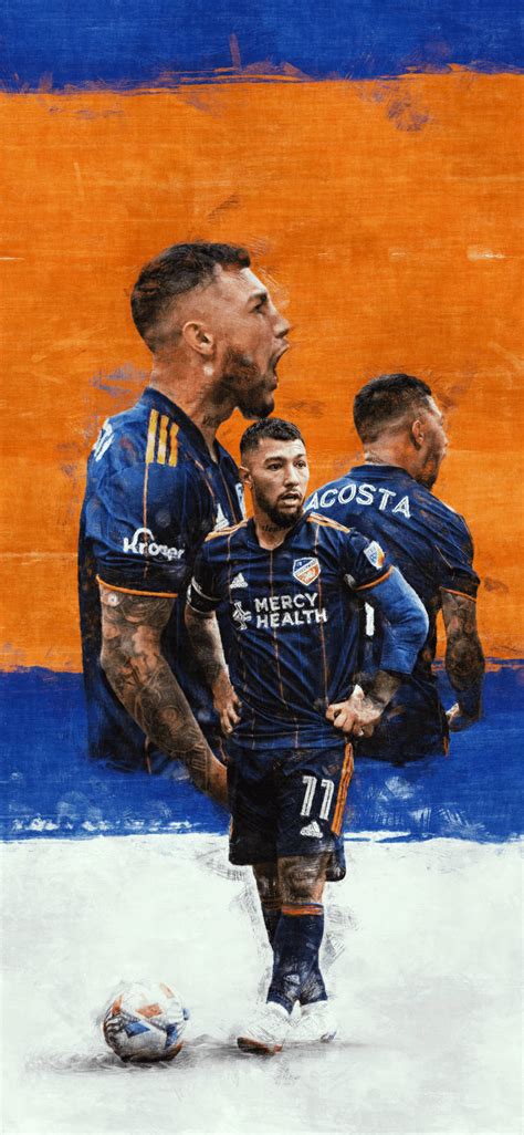Download Fc Cincinnati Midfielder Luciano Acosta Wallpaper | Wallpapers.com