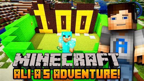 Minecraft Ali A S Adventure 100 ROAD TO ENDER DRAGON YouTube