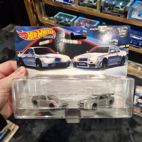 Hot Wheels Premium Twin Set Nissan Skyline Gt R R R Nismo Bnr