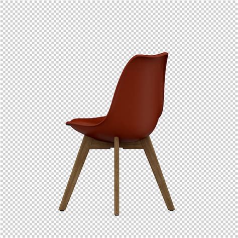 Silla isométrica 3d rendering aislado Archivo PSD Premium