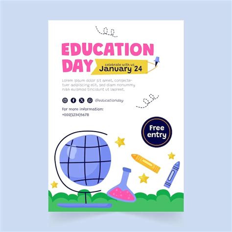poster pendidikan vectors illustrations    freepik