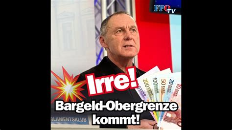 Irre Bargeld Obergrenze Kommt Youtube