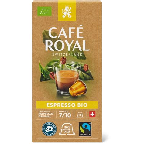 Caf Royal Bio Kaffee Kapseln Aus Aluminium Espresso Migros