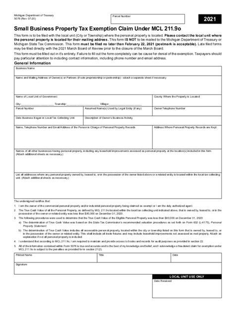 Michigan Tax Exempt Form Fill Out Sign Online Dochub