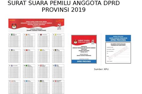 Surat Suara Untuk Pemilu 2019 - 45+ Koleksi Gambar