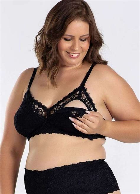 Suti Amamenta O Click Plus Size Concept Lingerie Preto Preto Concept Lingerie Oficial
