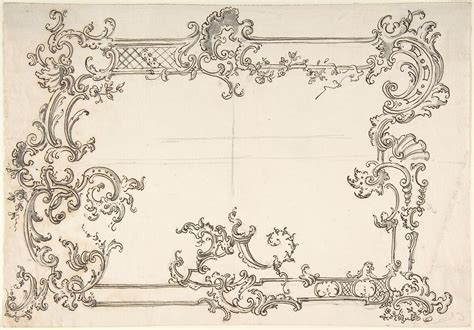 Anonymous, Italian, 18th century | Rococo Design for a Frame | The ...