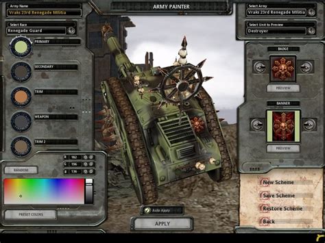 destroyer image renegade guard mod  dawn  war moddb