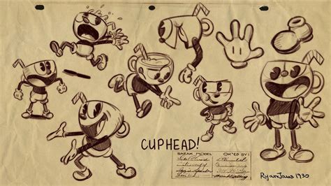 el arte de cuphead concept art making   diseno de personajes