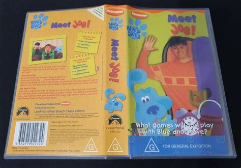 Brand New Blues Clues Meet Joe Vhs Video Grelly Usa