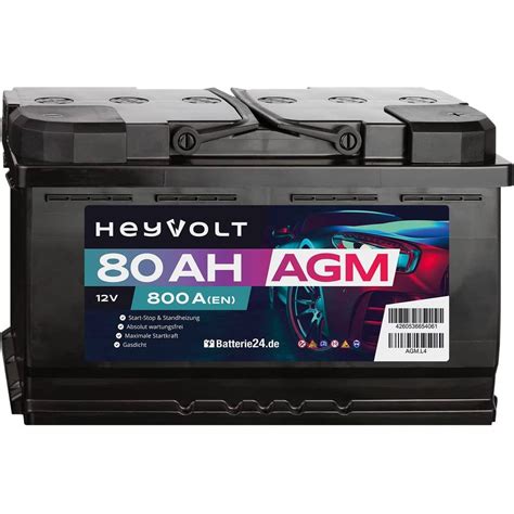 AGM-Batterie 80Ah Test & Vergleich » Top 12 im Juli 2025